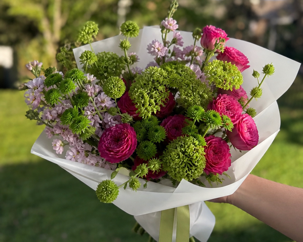 Crimson & Lime Garden
