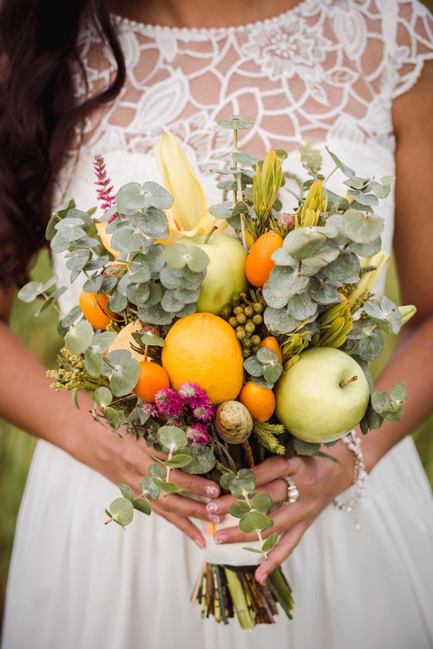 Citrus Orchard Bridal Bouquet