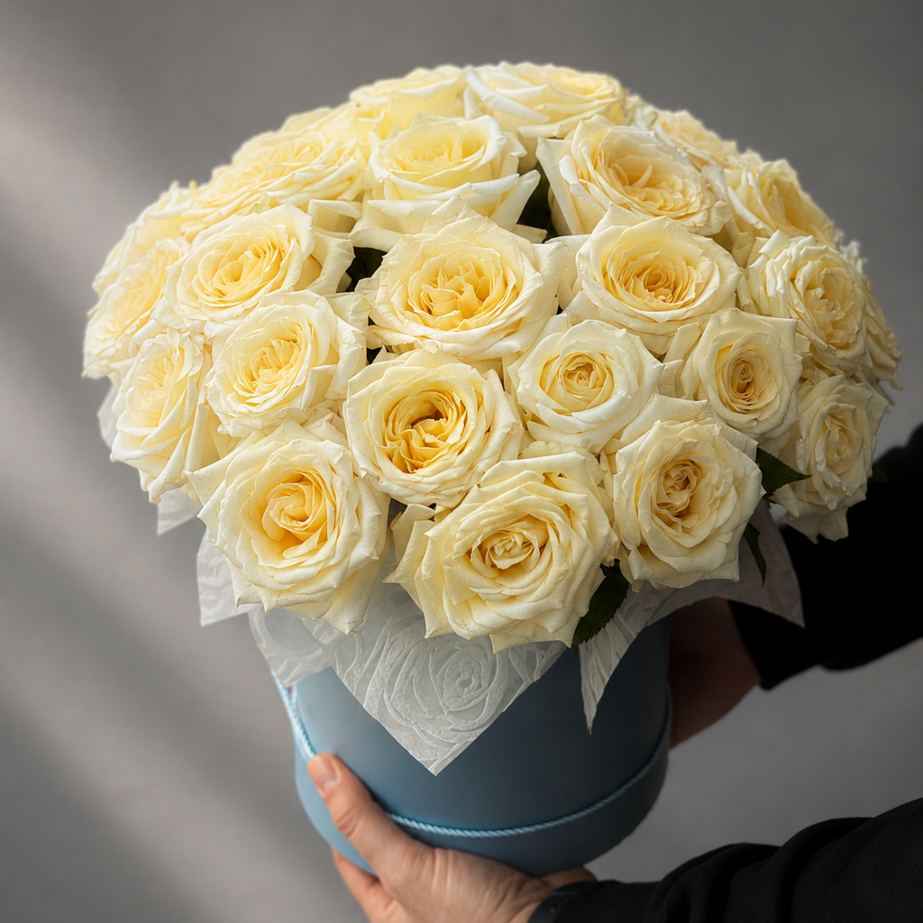 Garden Rose Hat Box