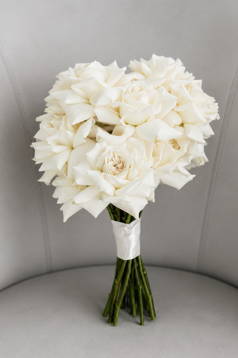 Modern Bridal Bouquet - Just Roses
