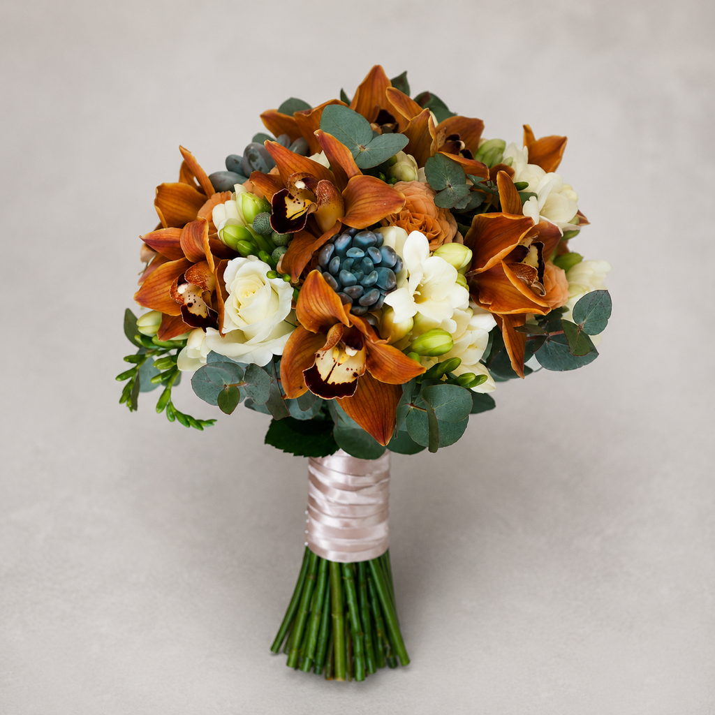 Cappuccino Elegance Bridal Bouquet