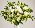 Pure Freesia Bridal Bouquet
