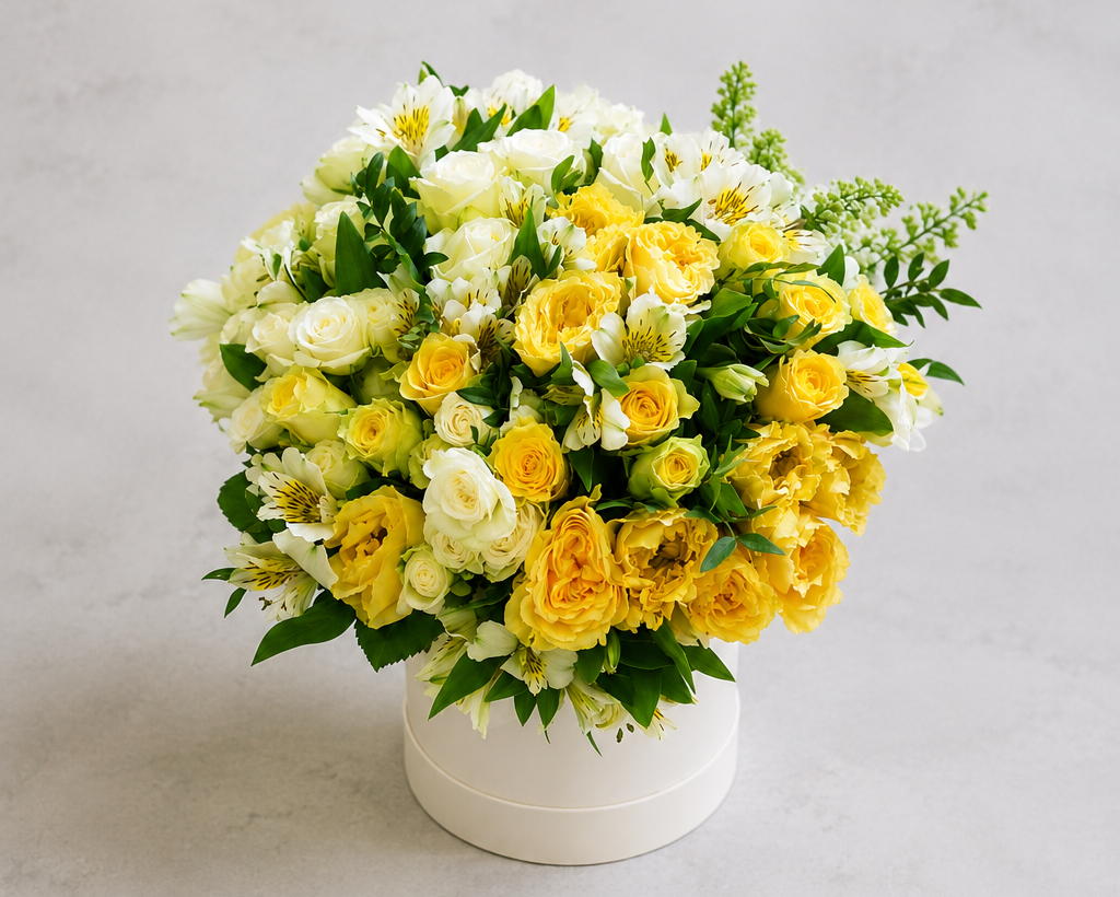 Lemon Cream Hat Box
