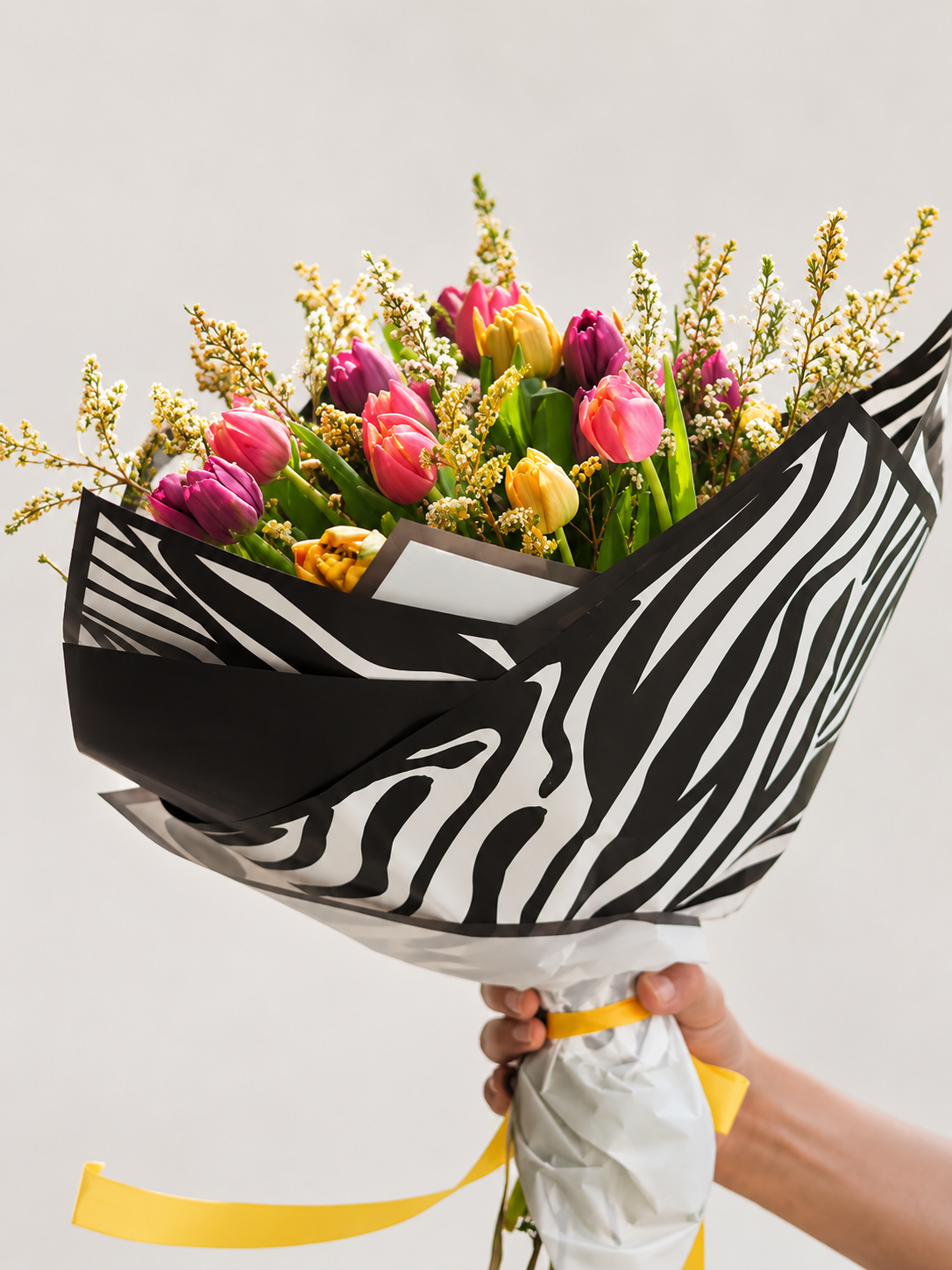 Tulips & Waxflower