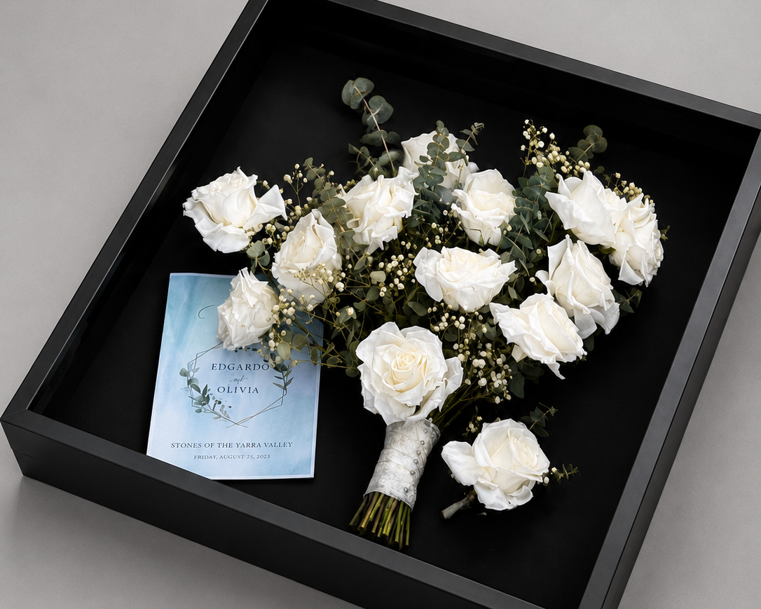 Wedding Bouquet Preservation Frame