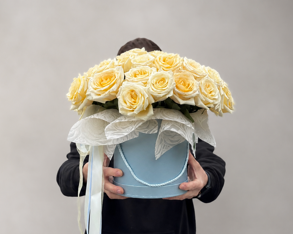 Garden Rose Hat Box