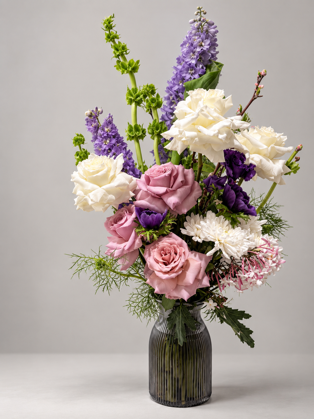 Medium Lavender & Blush Floral Arrangement
