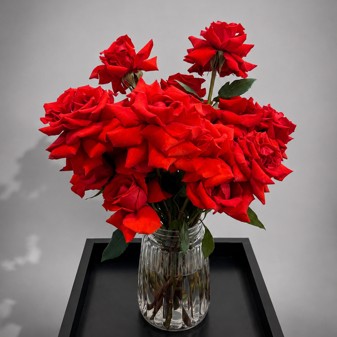 Roses in a Jar