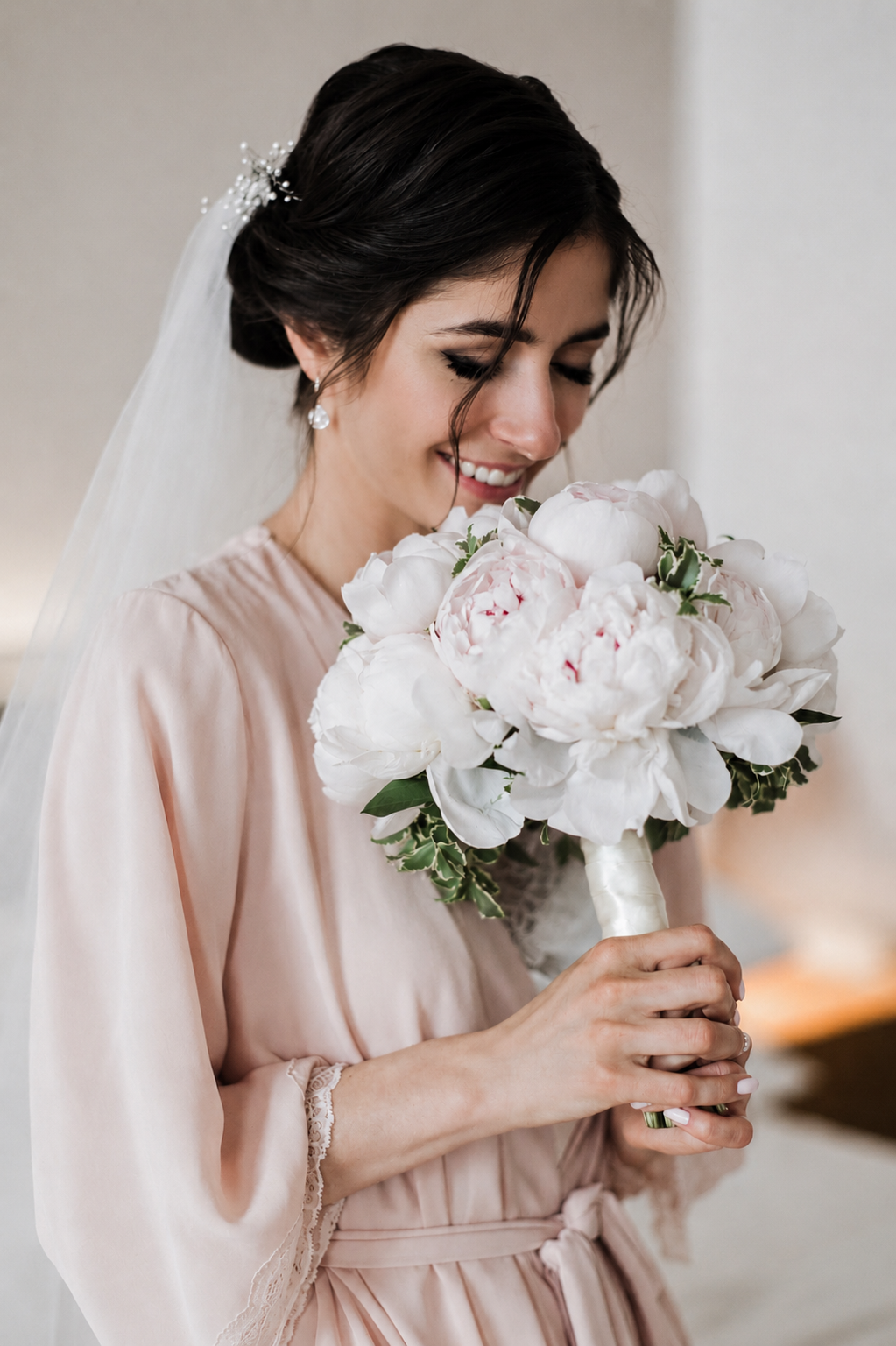 Classic Peony Bridal Bouquet