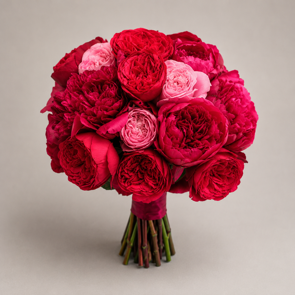 Ruby Romance Bridal Bouquet