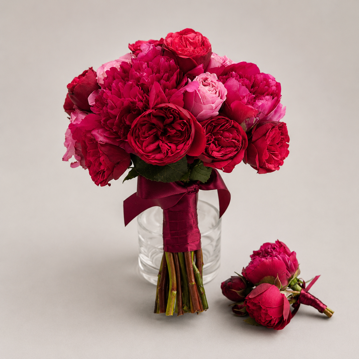 Ruby Romance Bridal Bouquet