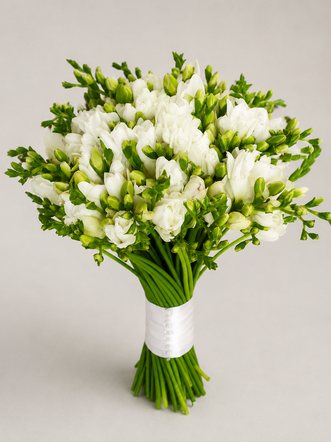 Pure Freesia Bridal Bouquet