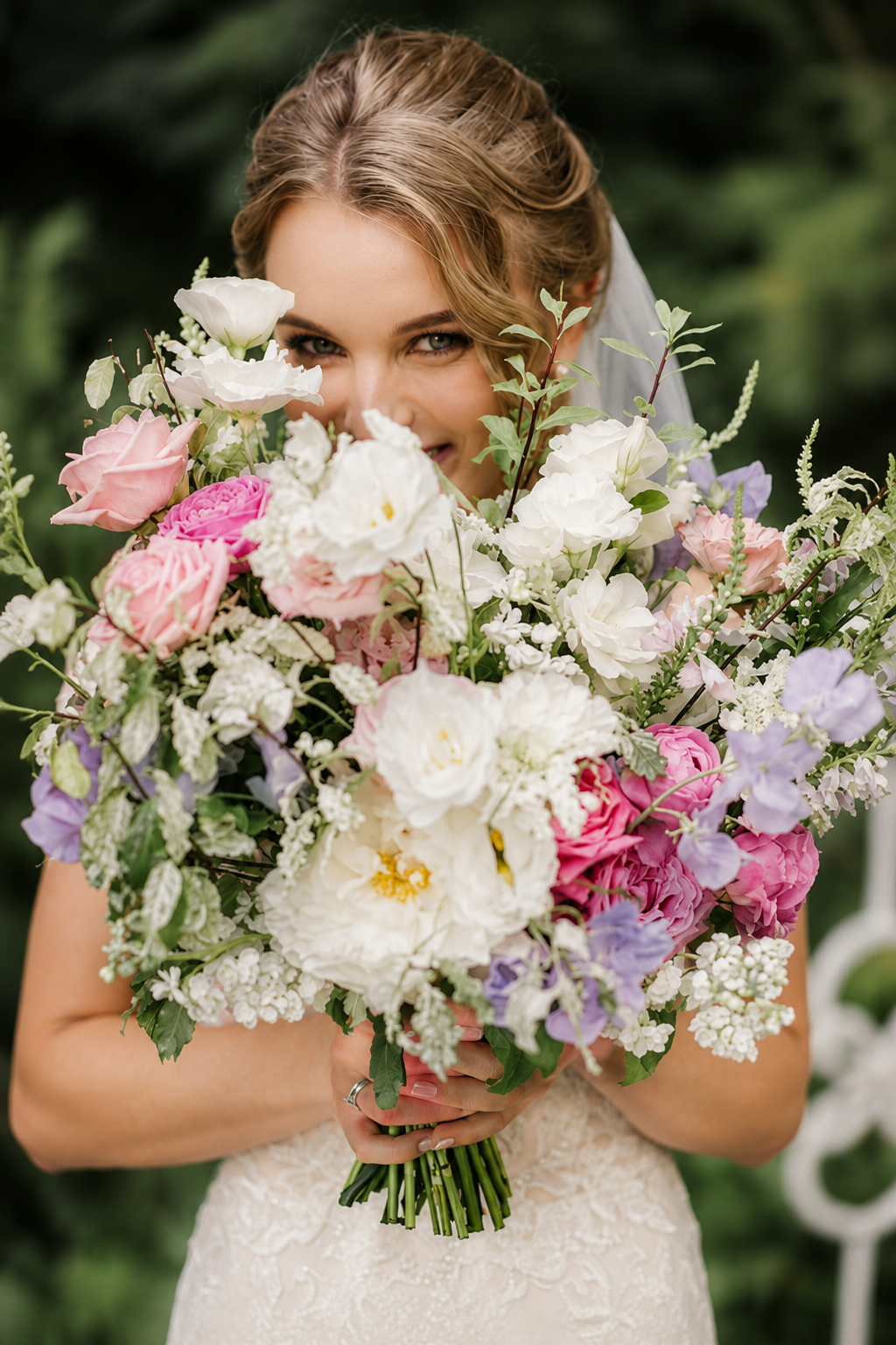 English Garden Bridal Bouquet