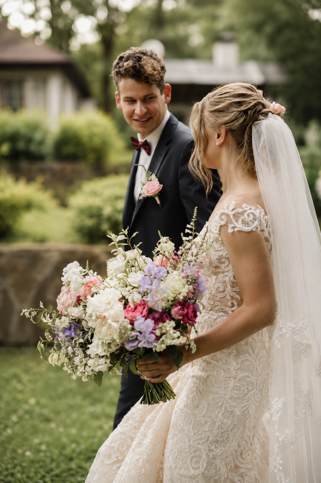 English Garden Bridal Bouquet