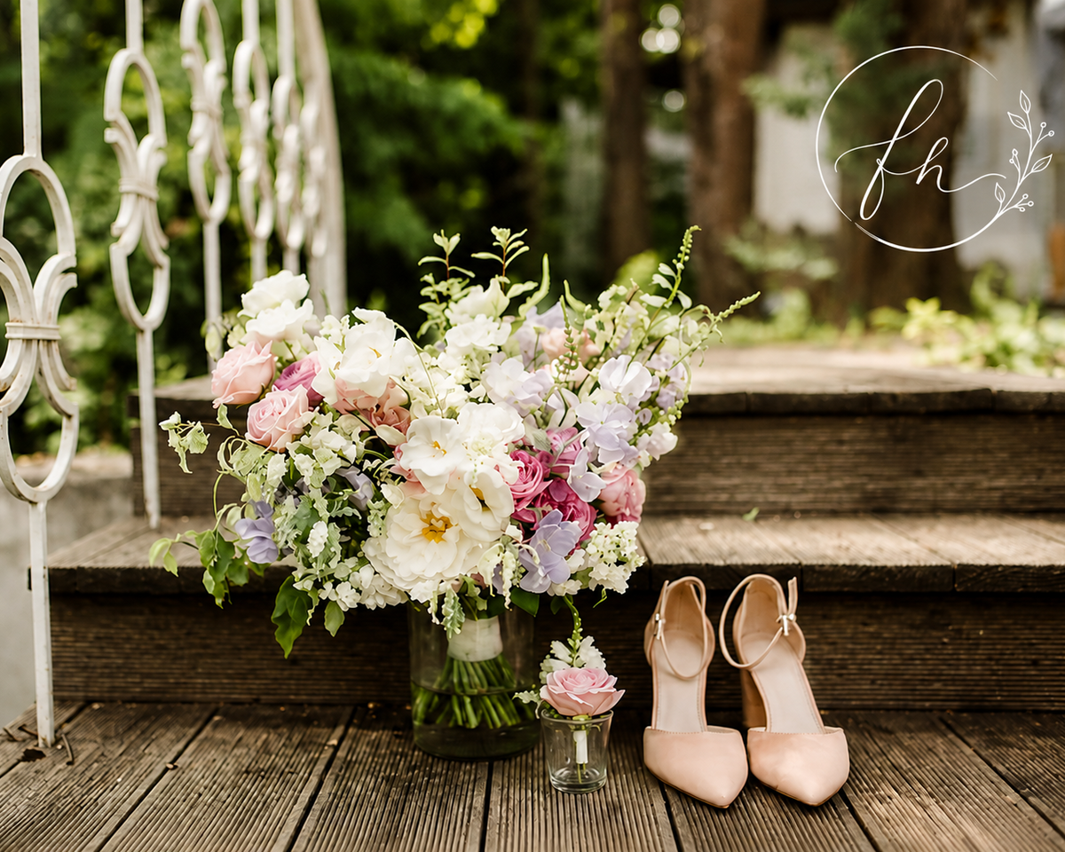 English Garden Bridal Bouquet