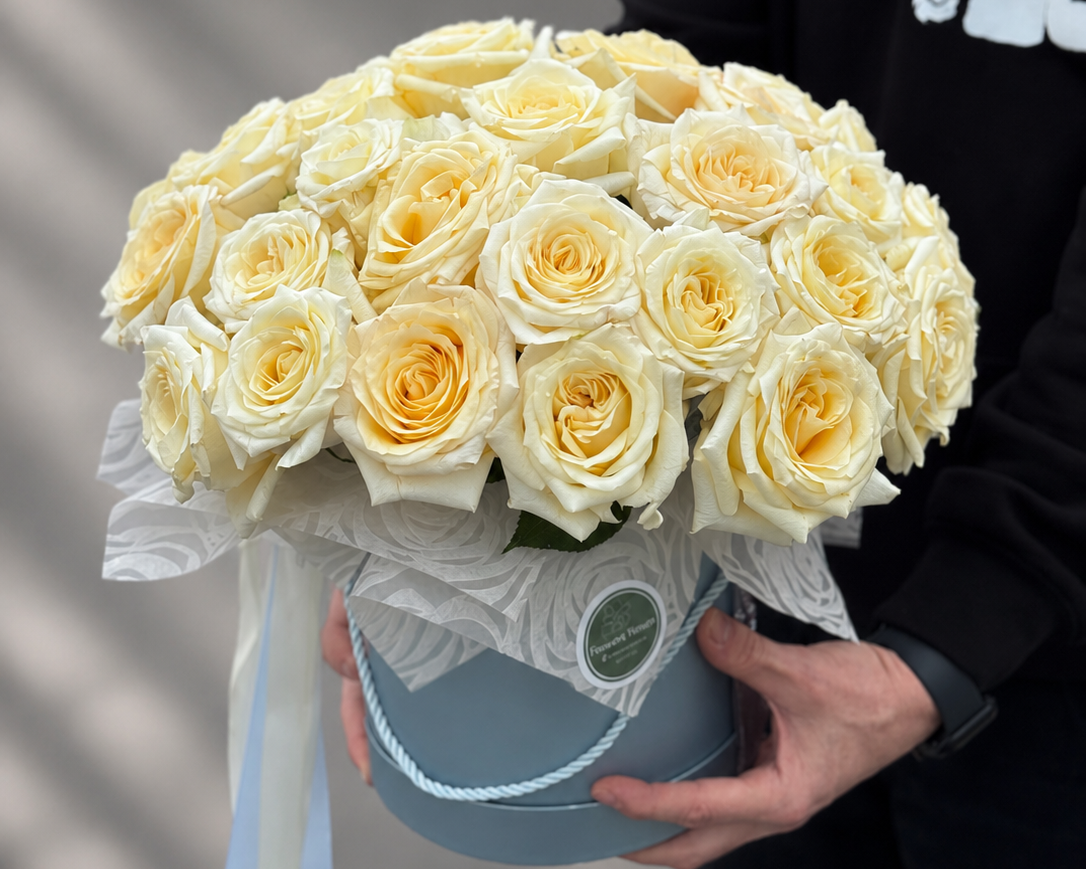 Garden Rose Hat Box