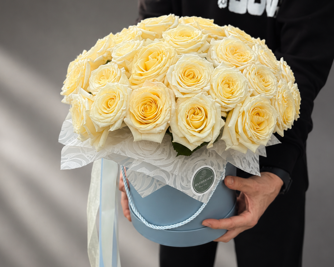 Garden Rose Hat Box