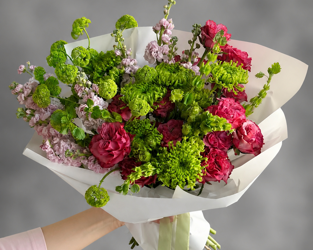 Crimson & Lime Garden