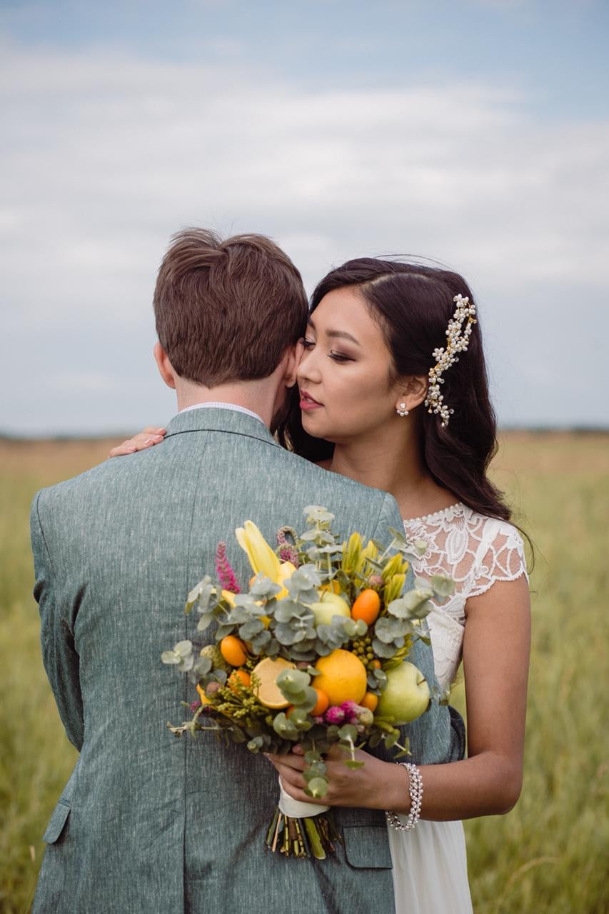 Citrus Orchard Bridal Bouquet