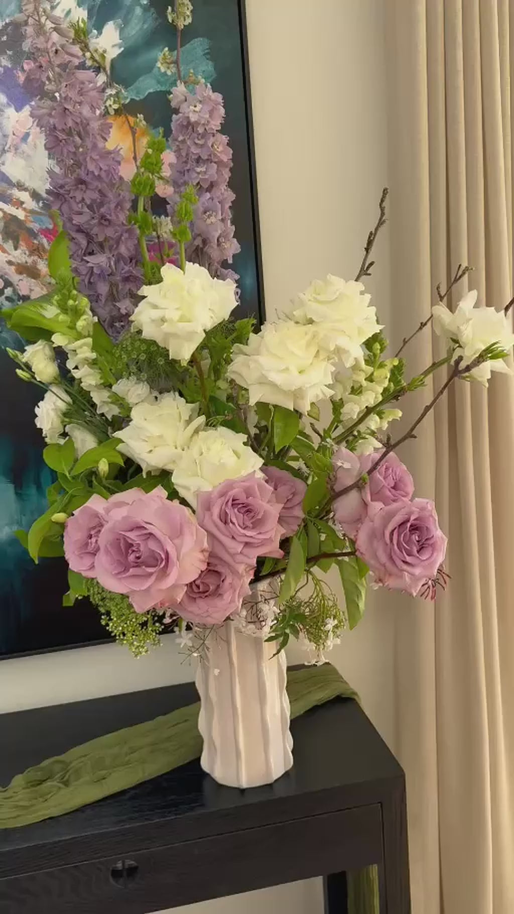 Lavender & Blush Floral Arrangement